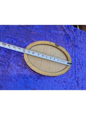 Vintage Oval Frame with Backing